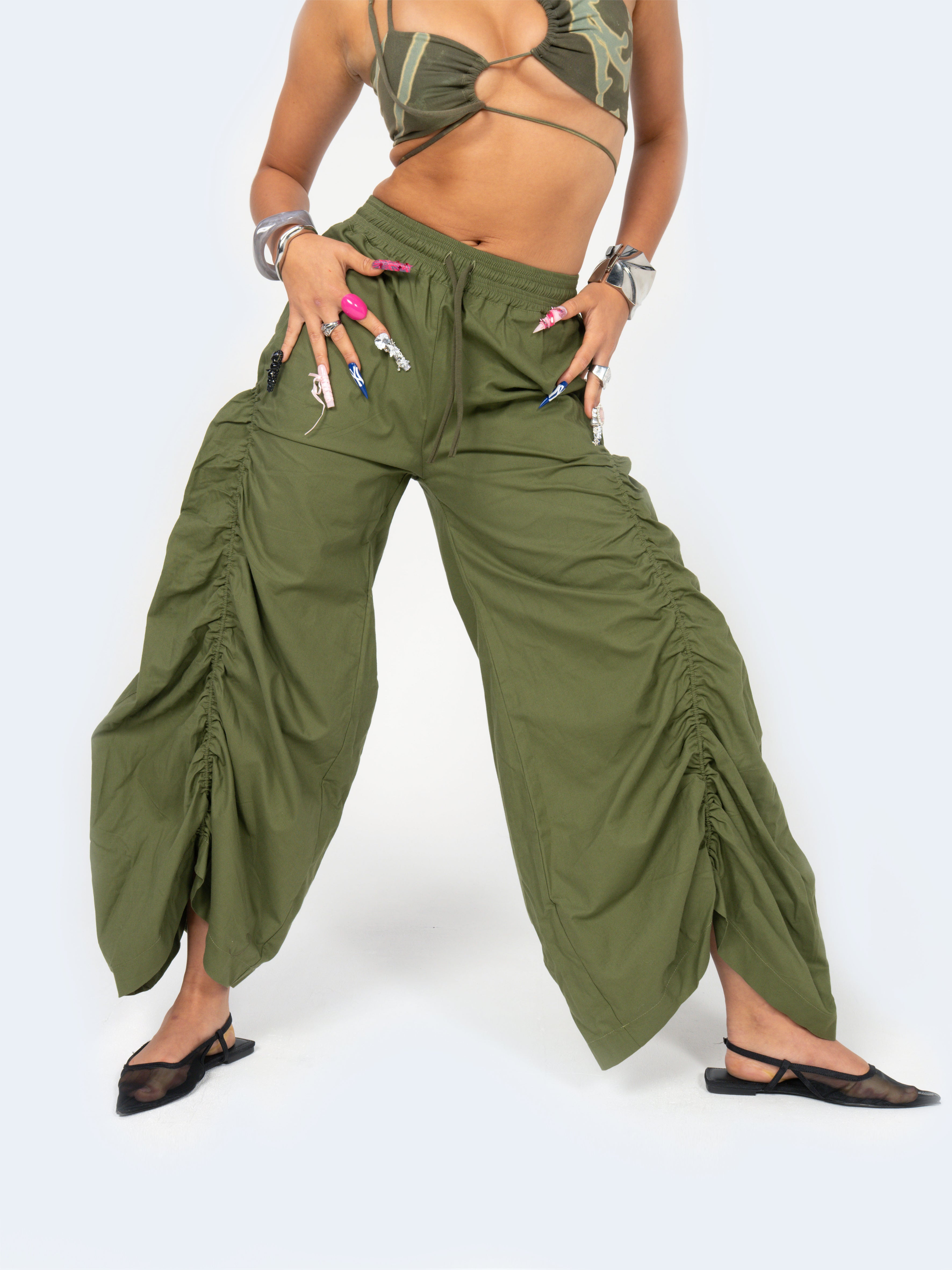 Glafira Wave Pants - White main image 0